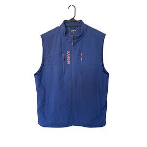 Rank 45 Men's Ralington Embroidered Softshell Vest Royal Blue Size XXL